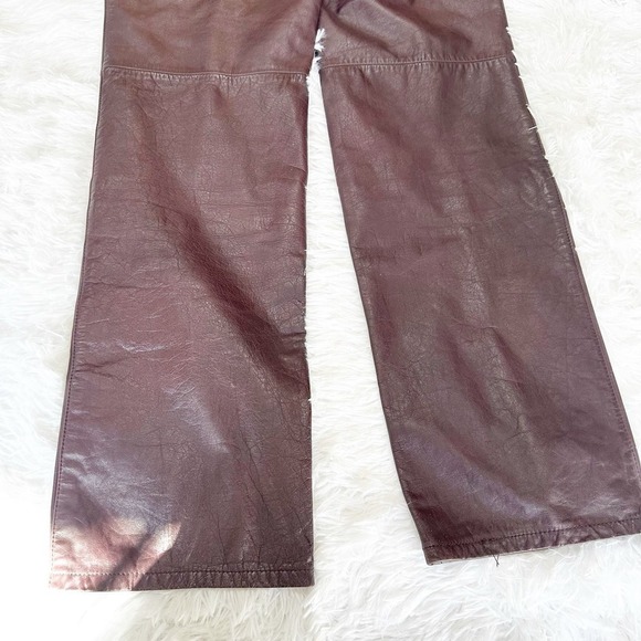 Nine West Leather Pants Size 6 - Picture 10 of 10